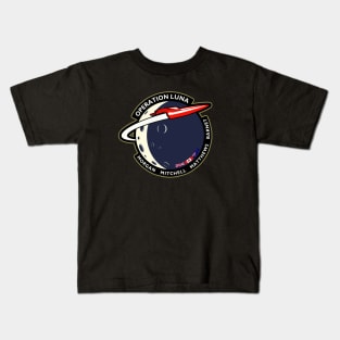 Journey Into Space - Operation Luna Mission Patch Kids T-Shirt